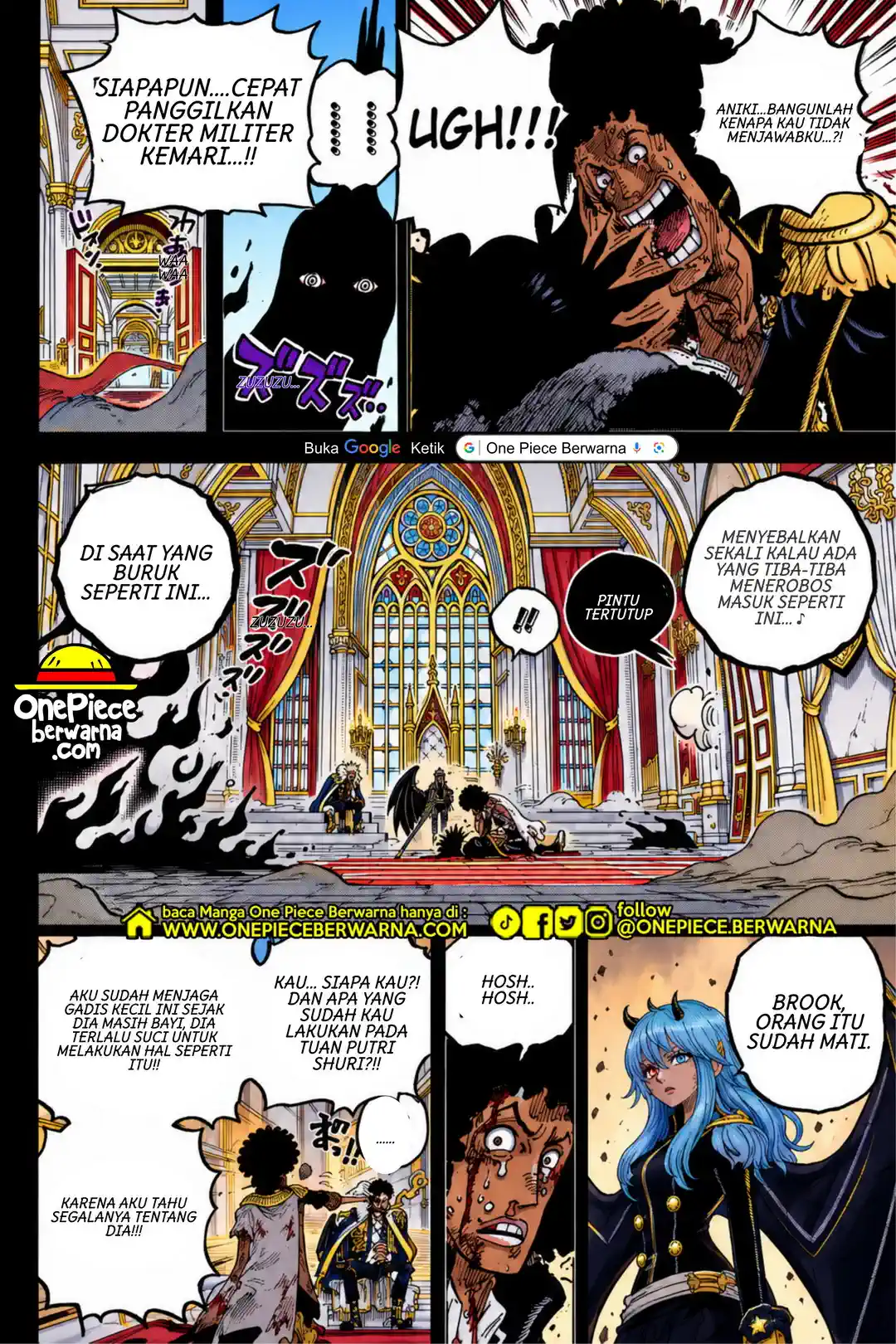 One Piece berwarna 1186 1187 1188 bahasa indonesia